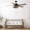 Akahttbn Ceiling Fan Pull Chain Copper Minimalist 4 Pcs Set-1