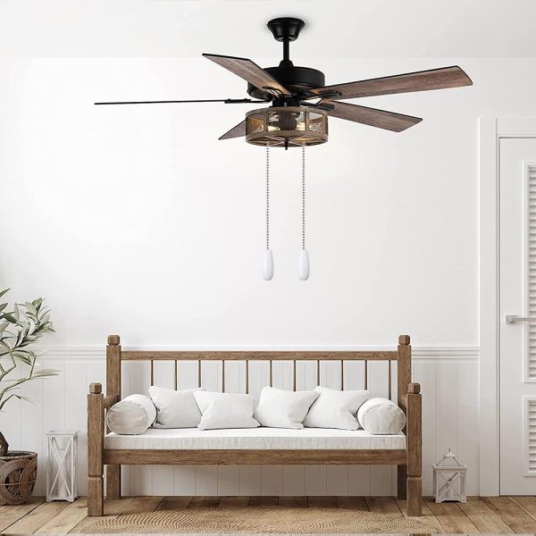 Akahttbn Ceiling Fan Pull Chain Copper Minimalist 4 Pcs Set-1