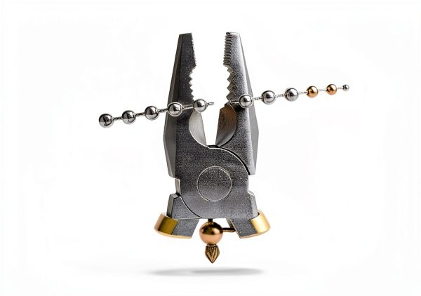 Ceiling Fan Pull Chain Art Deco Silver by JiA QAQ-2