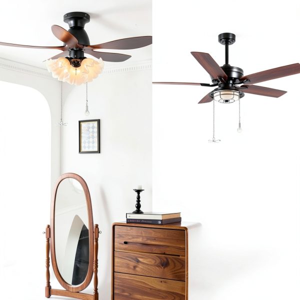 Ceiling Fan Pull Chain Art Deco Silver by JiA QAQ-6
