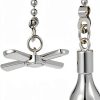 Ceiling Fan Pull Chain Art Deco Silver by JiA QAQ-0