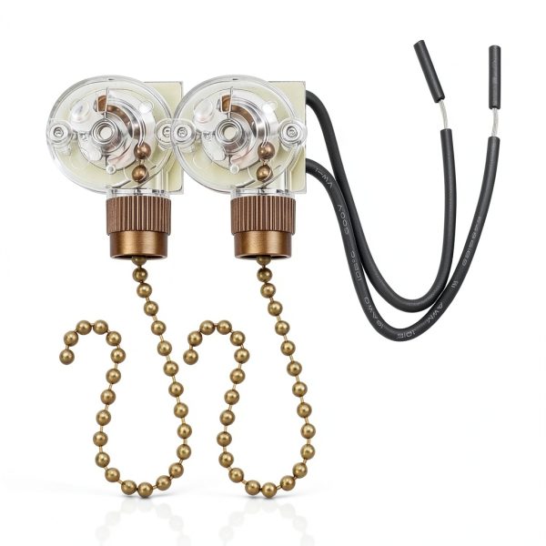 Zing Ear Ceiling Fan Pull Chain Switch Durable Plastic-0