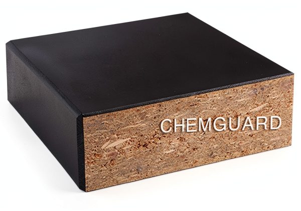 ChemGuard Oak Desk 48x28 Solid Wood Home Office-3