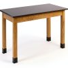 Solid Ash Desk SLT2-3060P Black Workstation-1