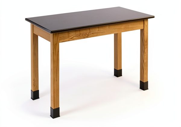 Solid Ash Desk SLT2-3060P Black Workstation-1