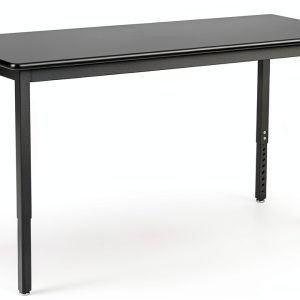 Metal Lab Table National Seating Black Laminate-0