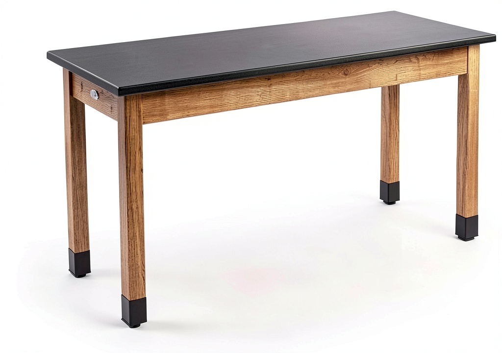 Installing National Public Seating science lab table in a university lab