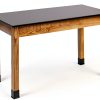 Science Lab Table National Pub Seating Ash Black-0