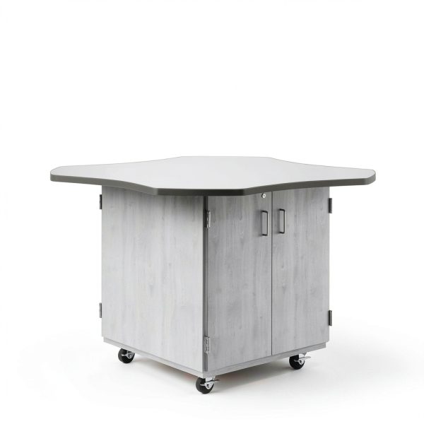 Diversified Woodcrafts Inc. Charcoal Oak HPL Table-2