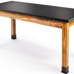 Science Lab Table National Seating Solid Ash Black-0