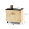 Diversified Touchdown Worktop Cabinet Maple UV-1
