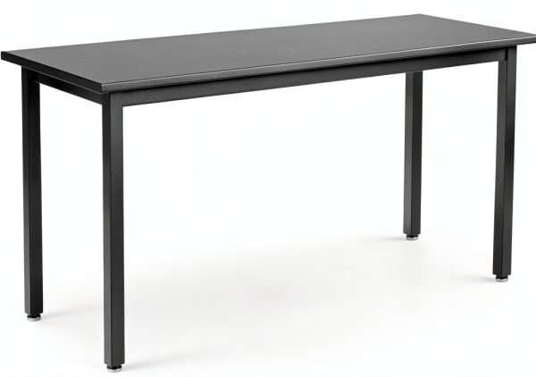 Metal Lab Table National Seating Black 48x24-0