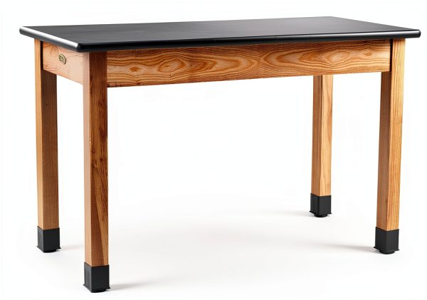 National Public Seating Science Lab Table Black-0