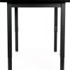Pemberly Row 24x60" Metal Science Lab Table Black Phenolic Top with-2