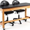 National Public Seating Lab Table Black Solid Ash 54x24x30-3
