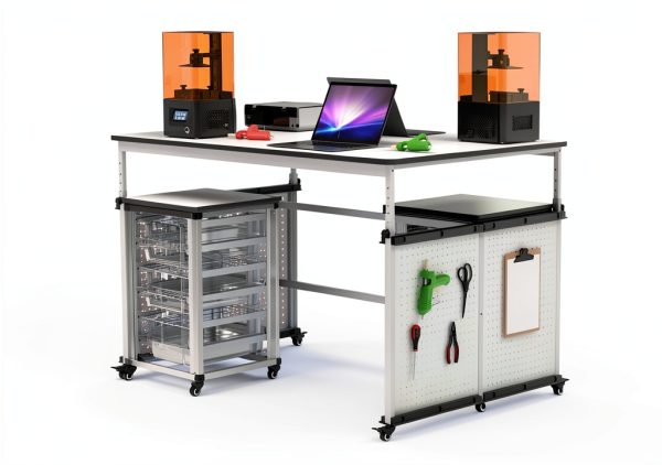 Makerspace Lab Table Luxor DTTB001 Adjustable Height Science Table-4