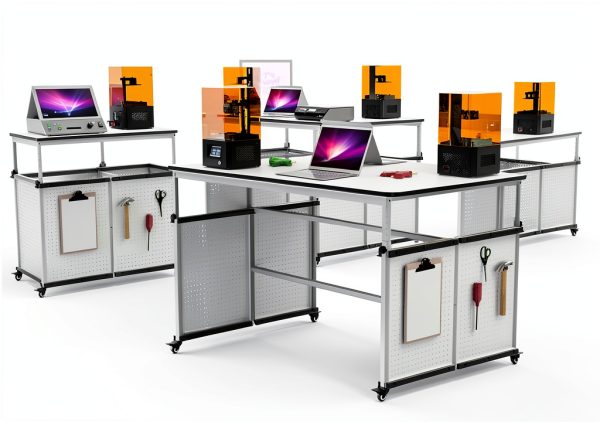 Makerspace Lab Table Luxor DTTB001 Adjustable Height Science Table-1
