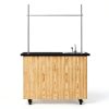 Kinetic Mobile Demo Cabinet Diversified Woodcrafts Solid Oak UV Finish-7