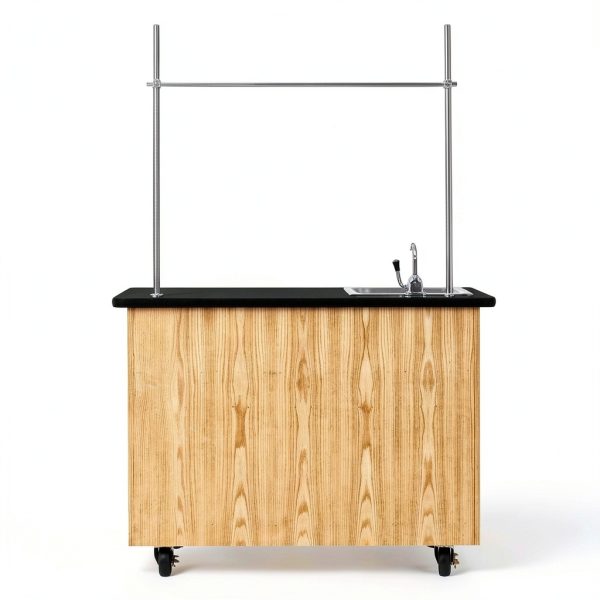 Kinetic Mobile Demo Cabinet Diversified Woodcrafts Solid Oak UV Finish-7