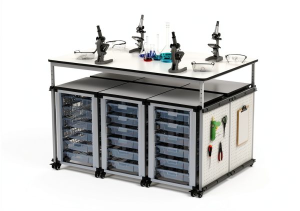 Makerspace Lab Table Luxor DTTB001 Adjustable Height Science Table-5
