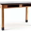 Science Lab Table National Public Seating 24x60 Black Wood HPL Top-0