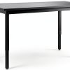 Pemberly Row 24x60" Metal Science Lab Table Black Phenolic Top with-0