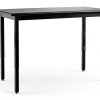 National Public Seating 24x54" Black Adjustable Lab Table-1