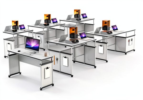 Makerspace Lab Table Luxor DTTB001 Adjustable Height Science Table-8