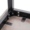 National Public Seating 24x54" Black Adjustable Lab Table-6