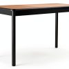 CORRELL Lab Table 36" Height Fusion Maple with Steel Legs 72D x 24W x-0