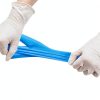 Basic Medical Synmax Vinyl Exam Gloves - Latex-Free & Powder-Free - Medium, BMPF-3002(Case of 1,000) Blue-2