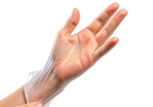 Vinyl Disposable Exam Gloves Supmedic Clear 4 Mil Large 100 Pack-5
