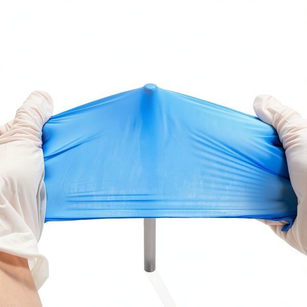 Basic Medical Synmax Vinyl Exam Gloves - Latex-Free & Powder-Free - Medium, BMPF-3002(Case of 1,000) Blue-3