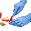 Basic Medical Synmax Vinyl Exam Gloves - Latex-Free & Powder-Free - Medium, BMPF-3002(Case of 1,000) Blue-7