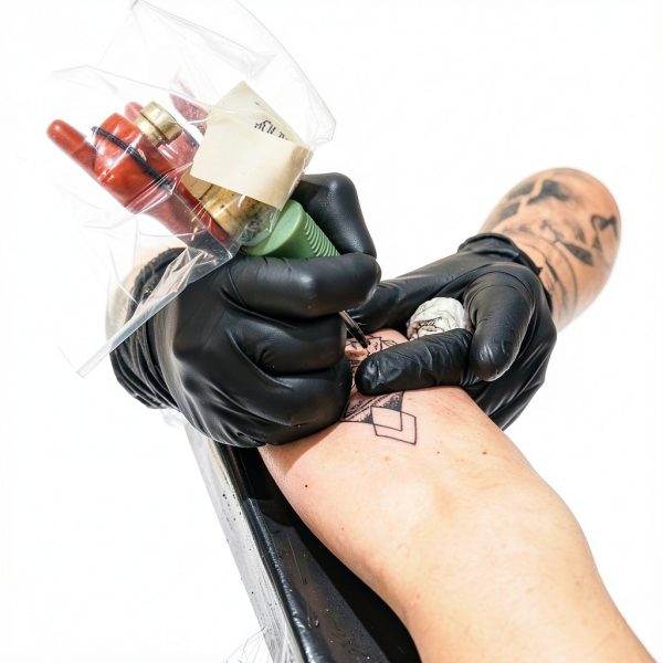 AMMEX Black Nitrile Disposable Exam Gloves, 3 Mil, Latex & Powder Free, Food-Safe, Textured, Non-Sterile, Medium, Box of 100-7