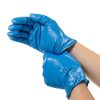 Basic Medical Synmax Vinyl Exam Gloves - Latex-Free & Powder-Free - Medium, BMPF-3002(Case of 1,000) Blue-1