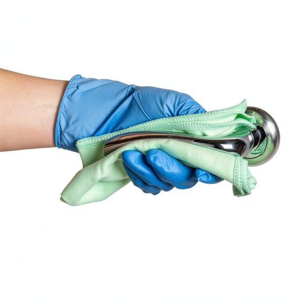 Basic Medical Synmax Vinyl Exam Gloves - Latex-Free & Powder-Free - Medium, BMPF-3002(Case of 1,000) Blue-8