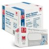 Basic Medical Synmax Vinyl Exam Gloves - Latex-Free & Powder-Free - Medium, BMPF-3002(Case of 1,000) Blue-0