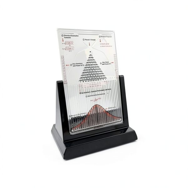 COYEUX Galton Board, Desk Galton Board, Probability Demonstration Model, with Bell Curve, Effective Statistical Law Experiment Tool, for PhysicalSchool Laboratory Teaching-4